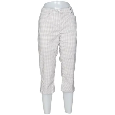 Trekvartsbyxor (Beige, Vit) från Abacus Elastan, Polyester