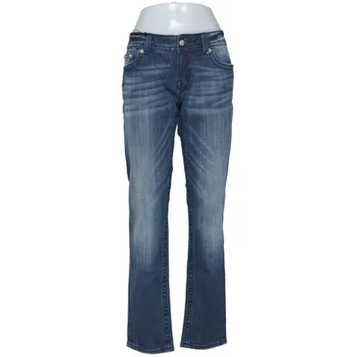 Jeans (Blå) från Miss Me Bomull, Elastan