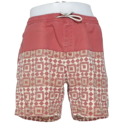 Shorts de bain (Rouge, Beige) de Deus Coton, Élasthane, Polyester