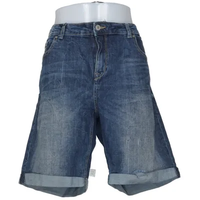 Short en jean (Bleu) de Denim by Lindex Coton, Élasthane
