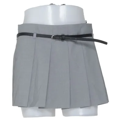Jupe (Gris) de Zara Polyester, Viscose