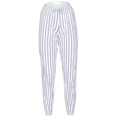 Pyjama broek (Wit, Blauw, Oranje) van Calida Katoen