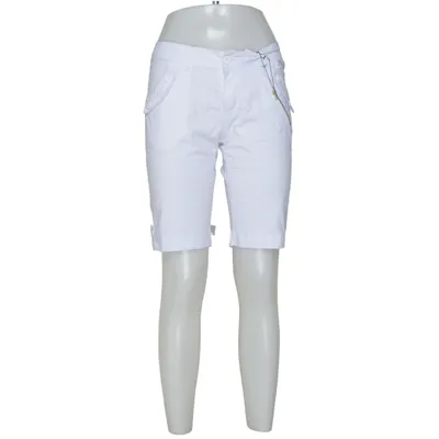 Short (Blanc) de E&D Coton, Élasthane