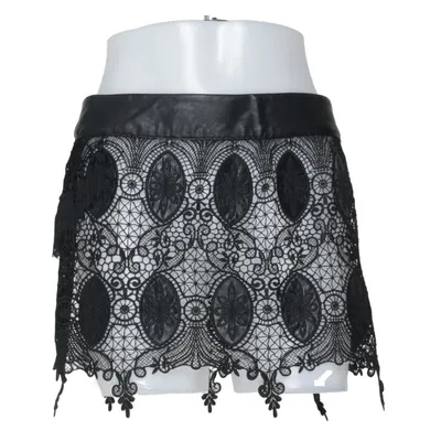 Rok (Zwart) van Punk Rave Leer, Polyester