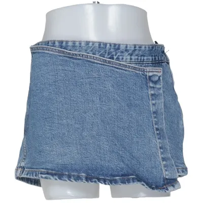 Jupe-short (Bleu) de Pull & Bear Coton, Élasthane