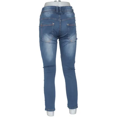 Jeans (Blå) fra Mozzaar Bomuld, Elastan