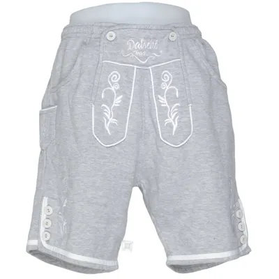 Lederhosen (Gray) from Hansi Trachten Cotton, Polyester