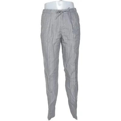 Jakkesætsbukser (Ames Pleat Es) fra Suitsupply Linned