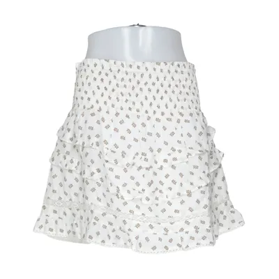 Rok (Jasmin Flounce Skirt) van ONLY Blue Denim Katoen