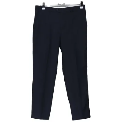 Kostuumbroek (Blauw) van Couture Polyester, Wol