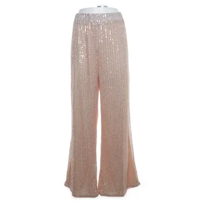 Palazzobyxor (Beige, Silverfärgad) Polyester