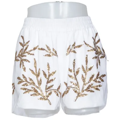 Short (Blanc, Or) de Vero Moda Polyester