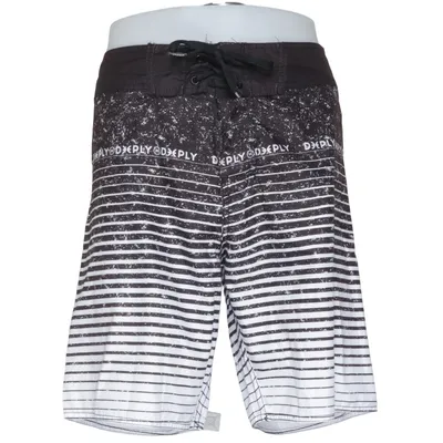 Swim shorts (Black, White) from Deeply Polyester