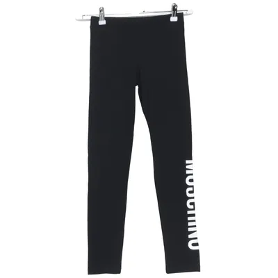 Leggings (Svart, Vit) från Moschino Teen Bomull, Elastan