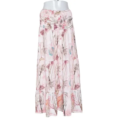 Maxi skirt (Pink, Multicolored) from Marta Viscose