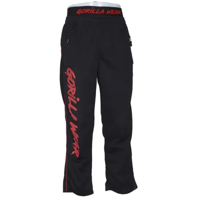 Joggers (Black, Red) from Gorilla Wear Polyester