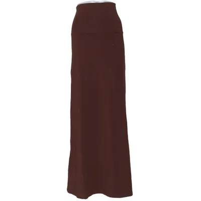 Maxi nederdel (Brun) fra H&M Basic Bomuld, Elastan