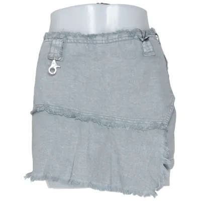 Denim skirt (Gray) from Cropp Cotton