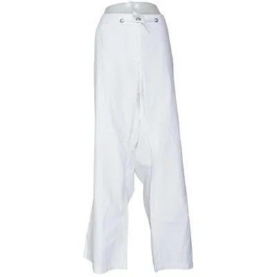 Chinos (White) from Sheego Casual Cotton, Linen
