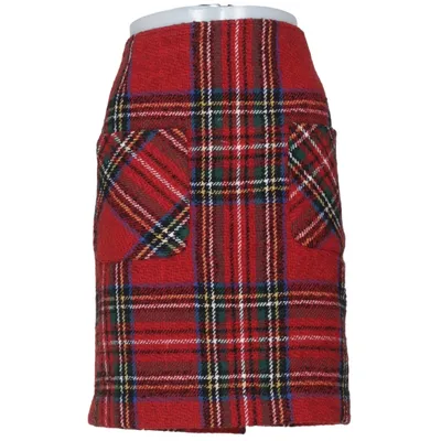 Jupe (Rouge, Multicolore) de Christian Berg Acrylique, Laine d'alpaga, Polyester