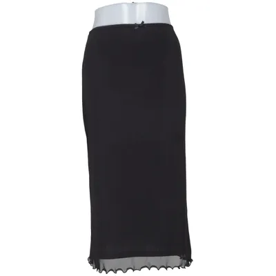 Maxi skirt (Black) from Urban Outfitters Elastane, Polyester