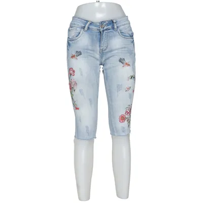 Trekvart bukser (Blå, Flerfarvet) fra Redial Bomuld, Elastan, Polyester, Viscose