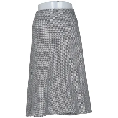 Skirt (Black, White) from Design of Clothes Polyester, Viscose