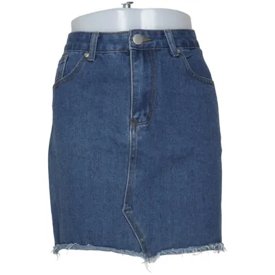 Denim skirt (Blue) from Boohoo Blue Cotton, Polyester