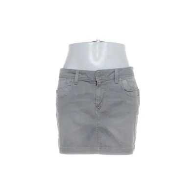 Spijkerrok (Grijs) van Calvin Klein Jeans Katoen, Elastaan