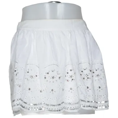 Nederdel (Hvid) fra Abercrombie & Fitch Bomuld