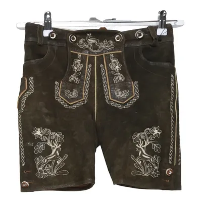 Lederhosen (Brown) from Moser Cotton, Leather