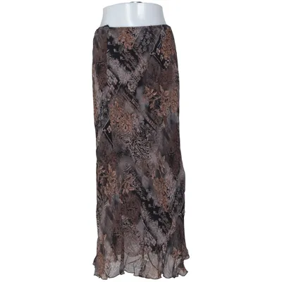 Jupe (Noir, Marron, Multicolore) de Sol Design Polyester, Viscose
