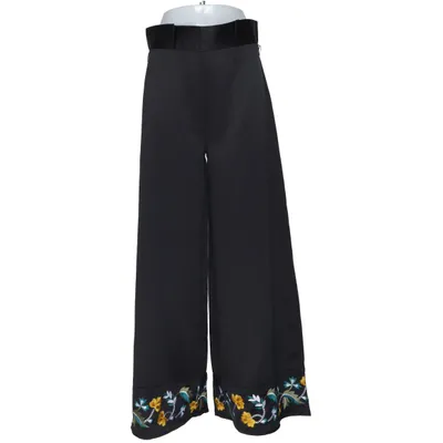 Pantalon patte d'éléphant (Noir, Multicolore) de Uterqüe Viscose
