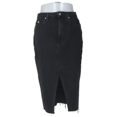Jupe en jean (Gris) de Calvin Klein Jeans Coton, Élasthane