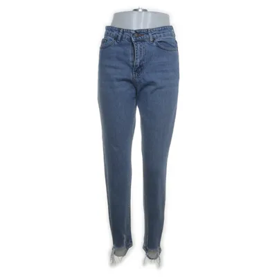 Jeans (Blå) från Mom Bomull, Elastan