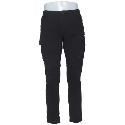 Pantalon cargo (Noir) de Lager 157 Saligia Coton, Élasthane