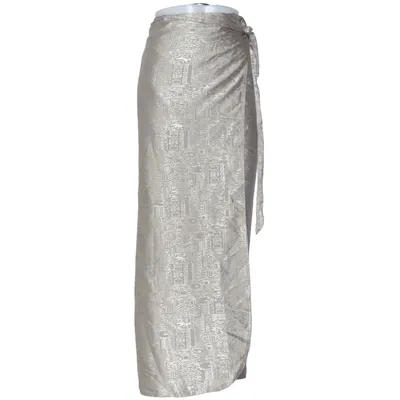 Maxi nederdel (Beige) fra Champ