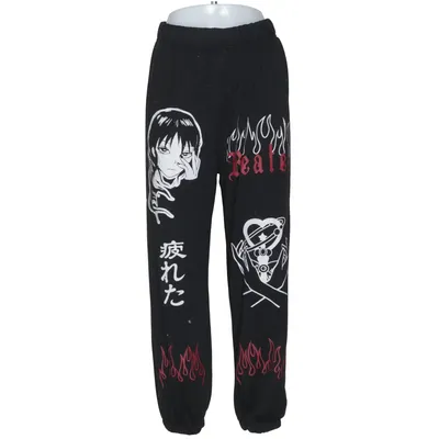 Sweatpants (Sort, Hvid, Rød) fra Romwe