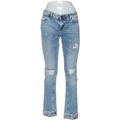 Spijkerbroek (Blauw) van Cross Jeans Katoen, Elastaan