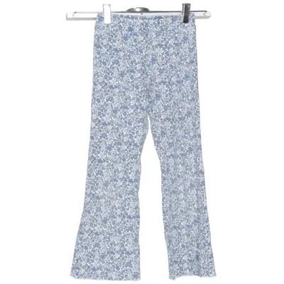 Pants (Blue, White) from H&M Cotton, Elastane