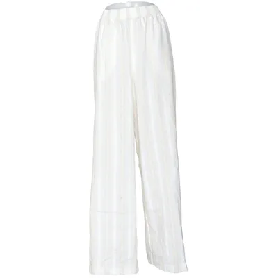 Palazzo pants (White, Multicolored) from H&M Edition Viscose, Polyamide, Cotton, Polyester