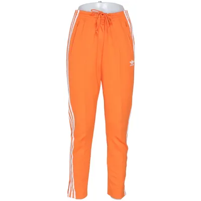 Træningsbukser (Orange, Hvid) fra Adidas Bomuld, Elastan, Genanvendt polyester
