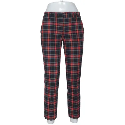 Stoffhose (Schwarz, Rot, Mehrfarbig) von Zara Woman