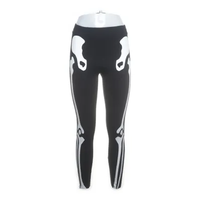 Leggings (Zwart, Wit) van Divided by H&M Katoen, Elastaan