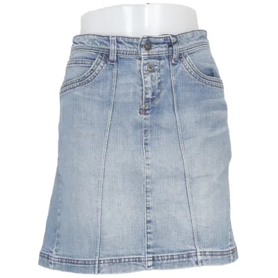 Jeansnederdel (Blå) fra Levi Strauss & Co Bomuld, Elastan