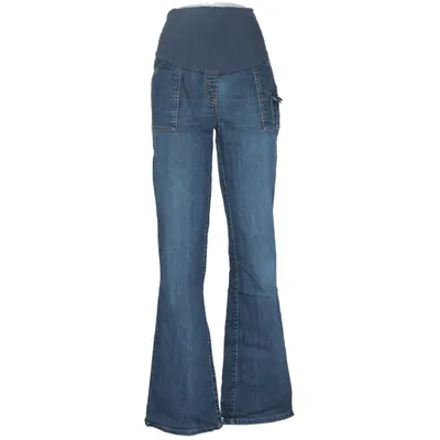 Zwangerschapsjeans (Blauw) van Christoff Katoen, Elastaan