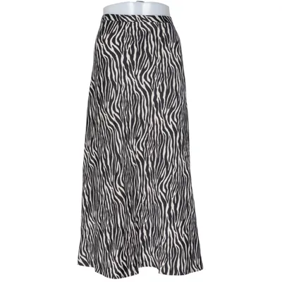 Maxi nederdel (Sort, Hvid) fra Joelle Elastan, Polyester