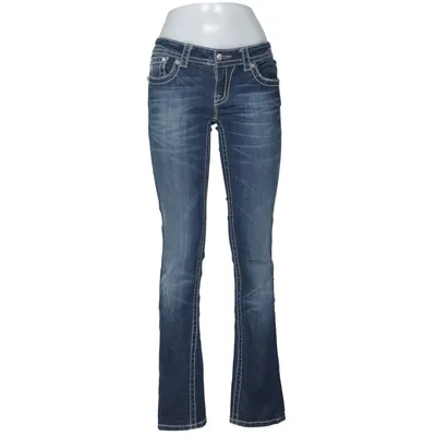 Jeans (Blå) fra Miss Me Bomuld, Elastan