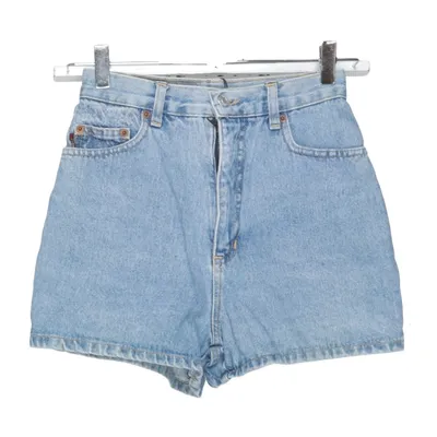 Denim shorts (Blauw) van Rocky Katoen