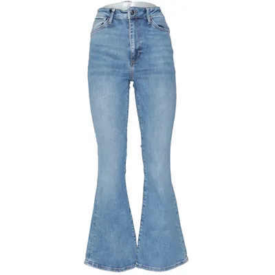 Jeans (Peachy Flare Strike) från Never Denim Bomull, Elastan, Polyester